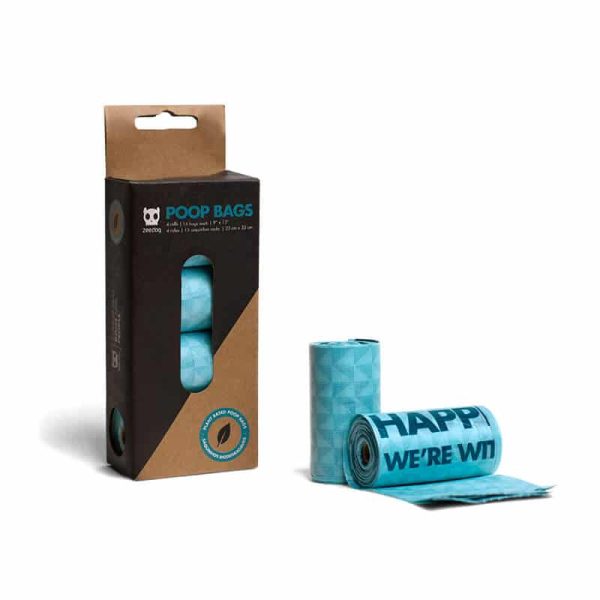 Zeedog Poop Bag Refill Box - 4 Rollos 