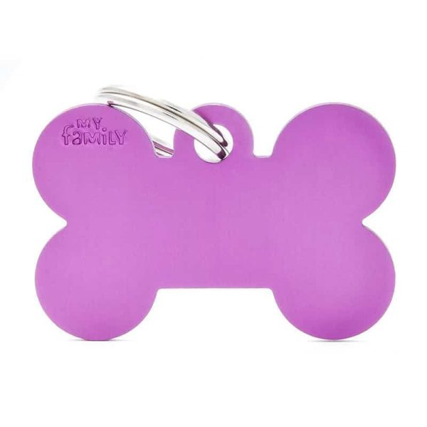 Chapita My Family - Purple XL Aluminum Bone