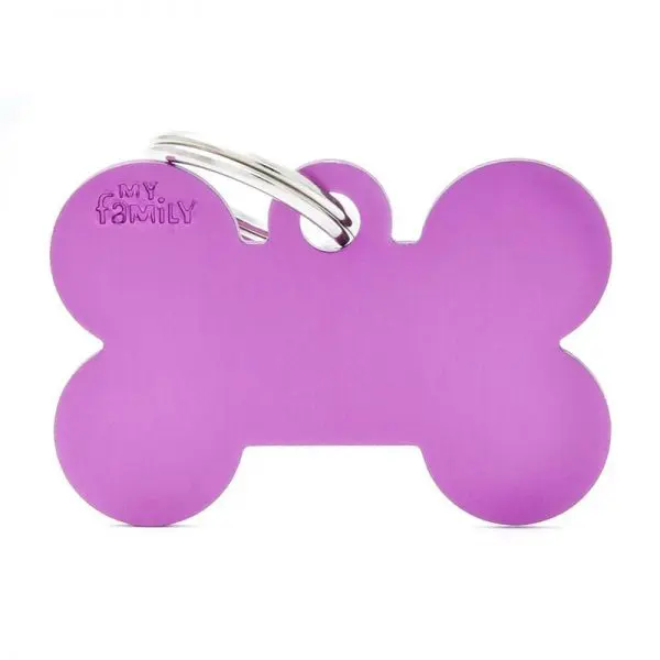 Chapita My Family - Purple XL Aluminum Bone