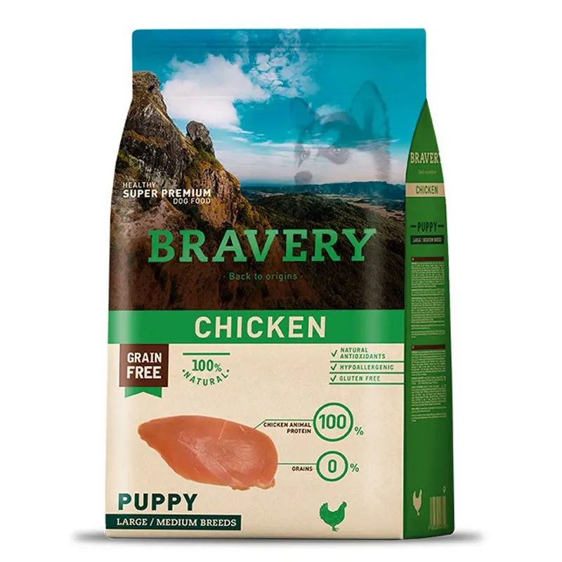 Bravery - Pollo - Puppy Razas Medianas y Grandes - 4Kg Bravery - Pollo - Puppy Razas Medianas y Grandes - 4Kg