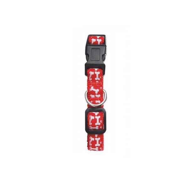 Pawise Collar Diseño Rojo S