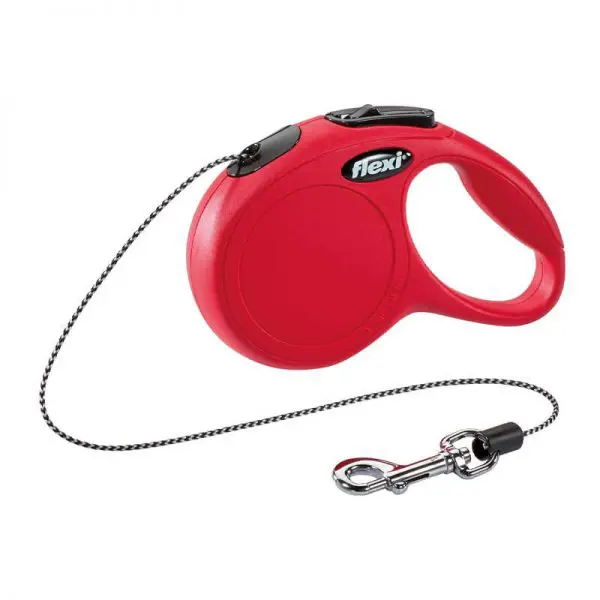 Flexi New Classic M Cordon Rojo 5M 20Kg