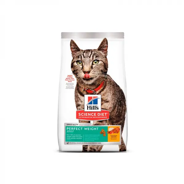 Perfect Weight Adult Cat 1.36Kg Hills