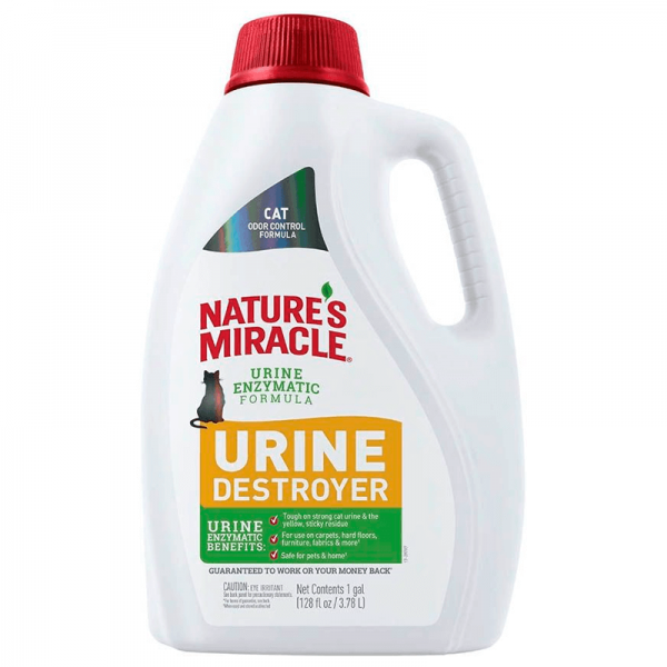 Natures Miracle Urine Destroyer para gatos 3,78 L