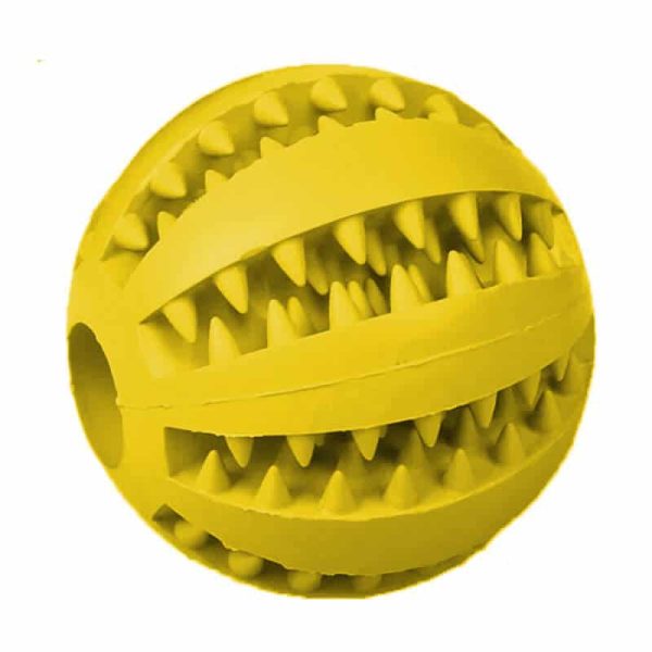 Warrior Juguete Limpieza Dental - 7cm - Amarillo