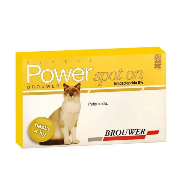 Pipeta Power Spot On para Gatos - Hasta 4 Kg