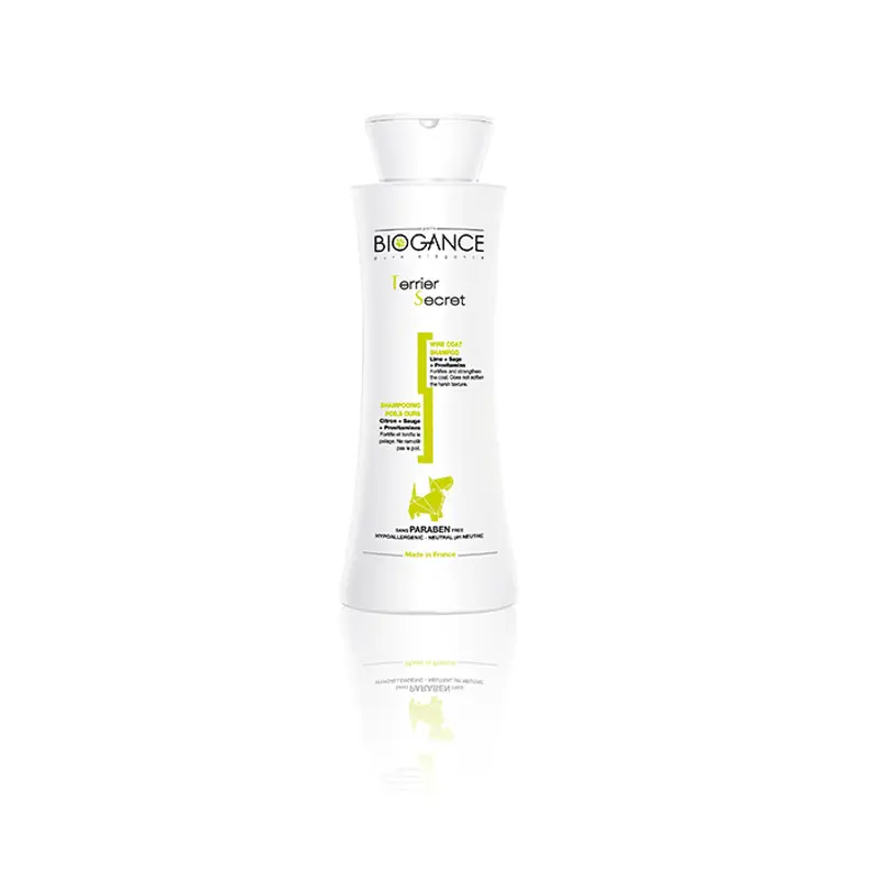 terrier secrert para perro Shampoo para pelo de alambre - Terrier secret Biogance
