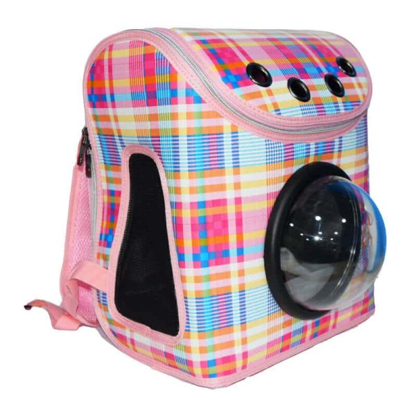 Mochila Astronauta - Diseño de Cuadros Rosa