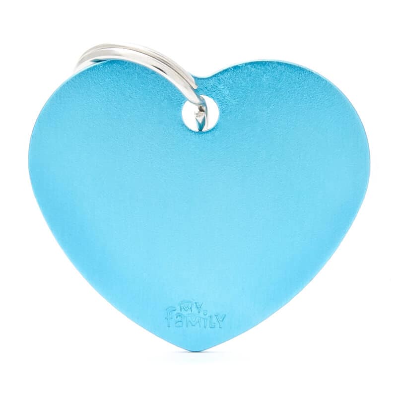 Big Heart Aluminum Light Blue Chapita My Family - Big Heart Aluminum Light Blue