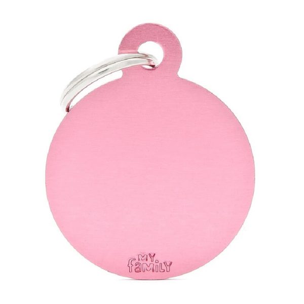 Chapita My Family - Small Round Aluminum Pink 