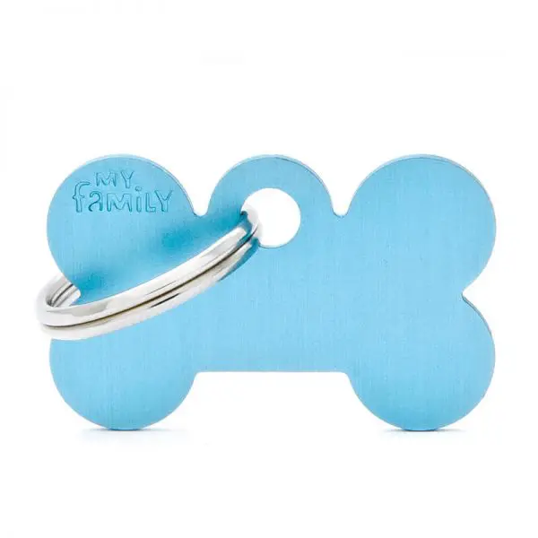 Chapita My Family - Small Bone Aluminum Light Blue 