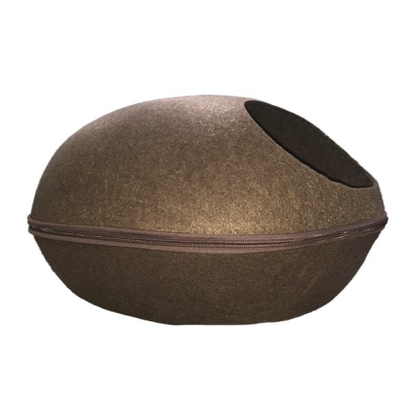 Casa para gatos fieltro Marron N1 -48x39x26CM