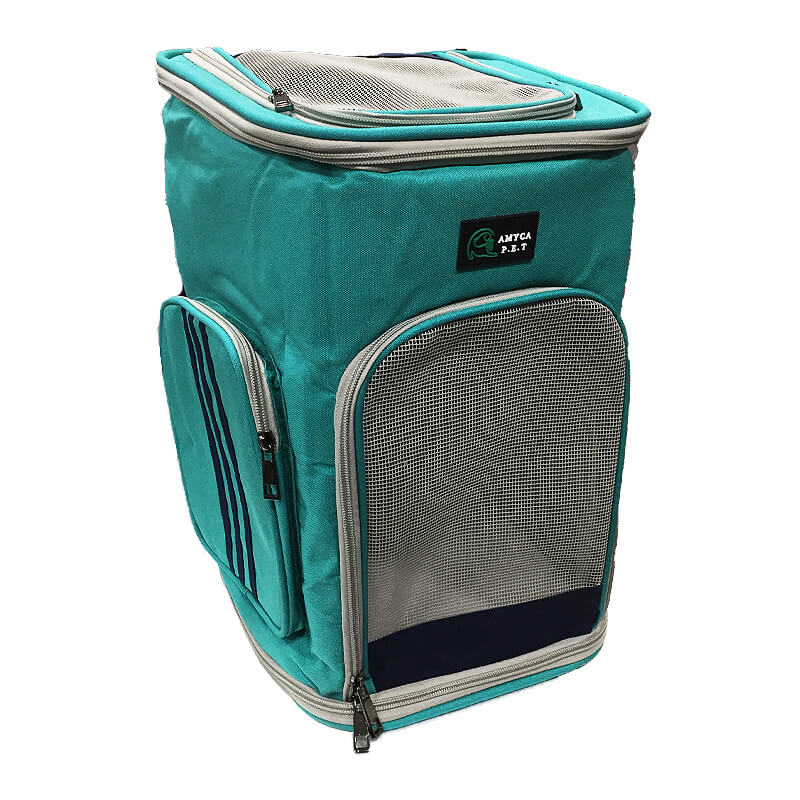 bolso azul Mochila Amyca Pet Celeste