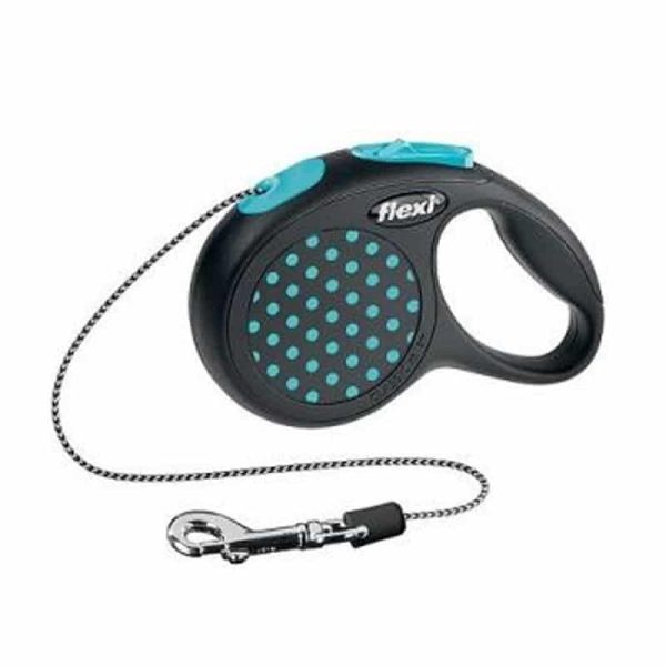 Flexi Color Dots M Cordon Azul 5M 20Kg
