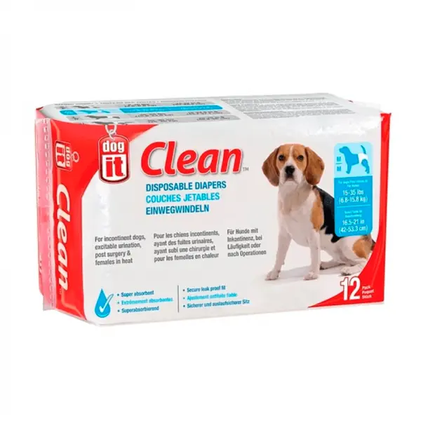 Pañales desechables talla M 7-16kg- Dogit