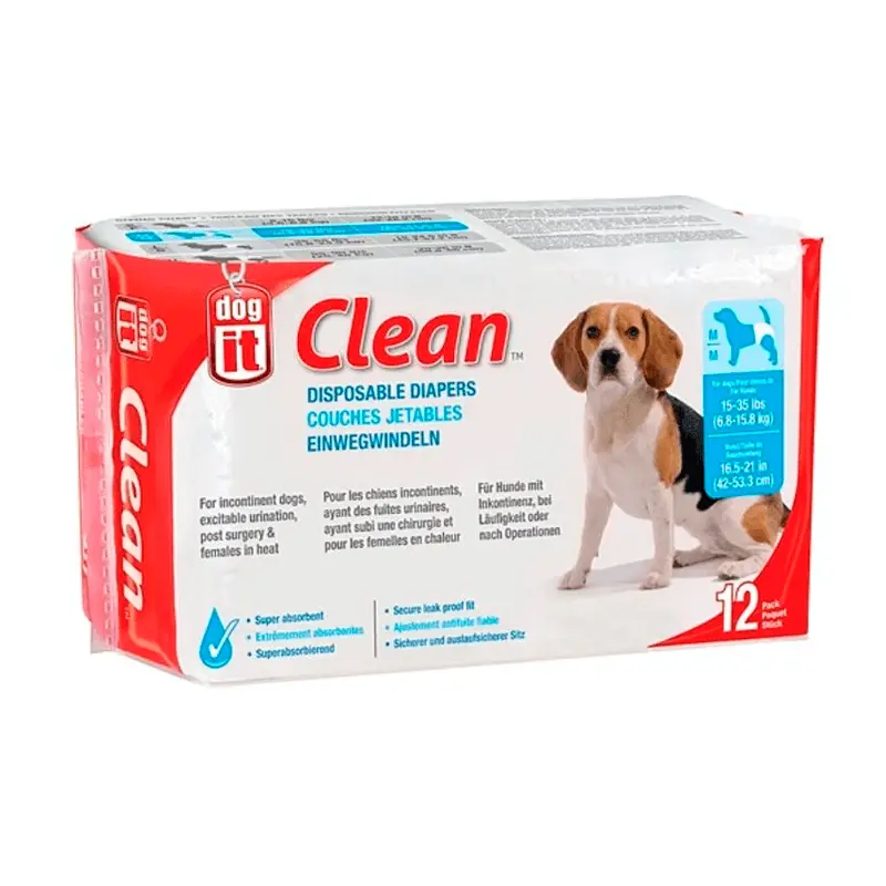 Pañales desechables talla M 7-16kg- Dogit Pañales desechables talla M 7-16kg- Dogit