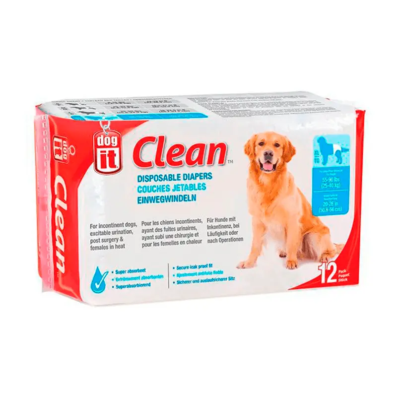 Pañales desechables talla XL Large-Dogit Pañales desechables talla XL Large-Dogit