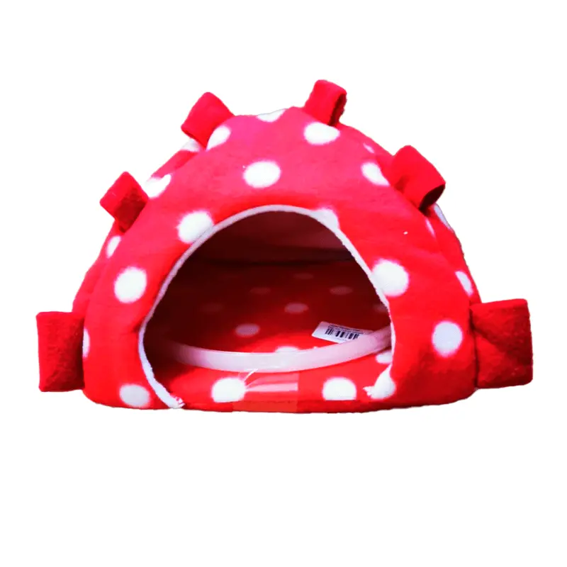 Carpa Polar Rojo con Lunares Blancos L Paraizoo Carpa Polar Rojo con Lunares Blancos L Paraizoo