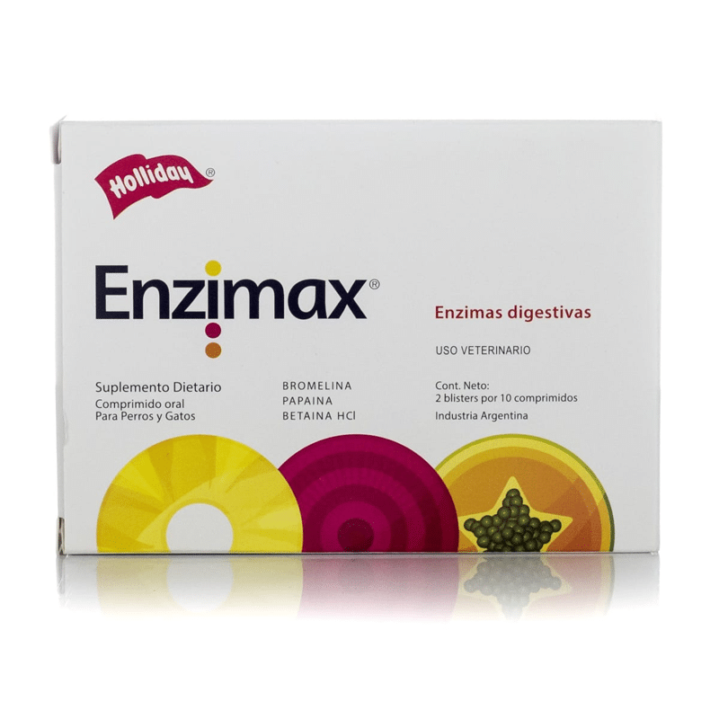 Enzimax enzimas digestivas 20 comprimidos