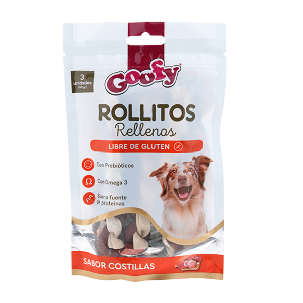 Goofy Rollitos Rellenos (Sin gluten) 60g 3un