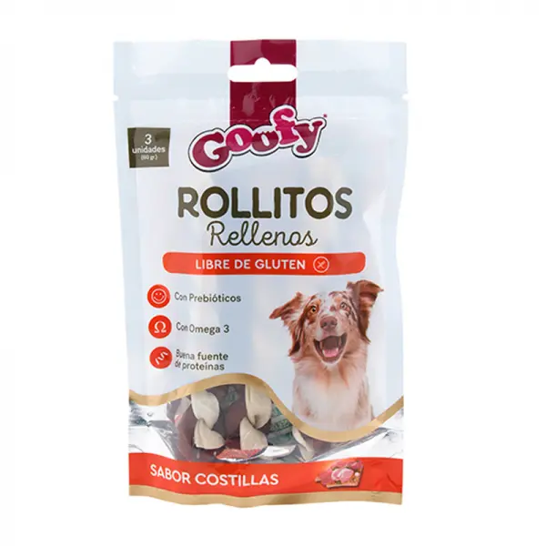 Goofy Rollitos Rellenos (Sin gluten) 60g 3un