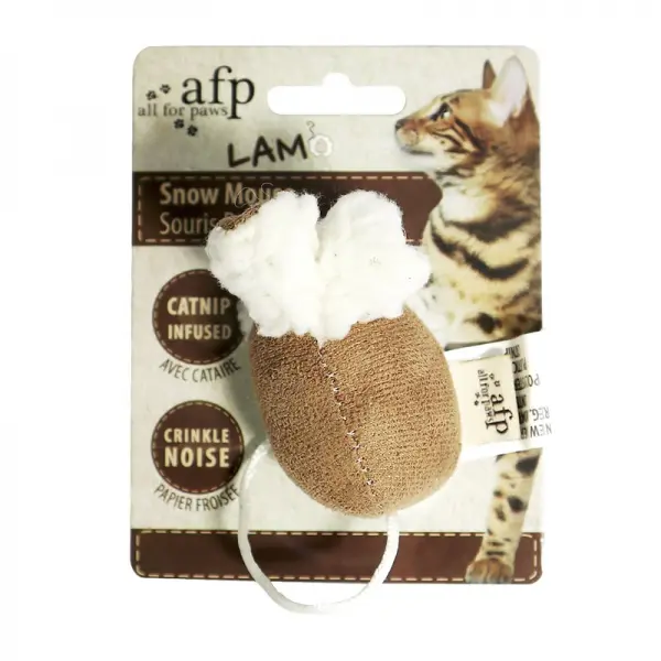 Lamb Snow Mouse Souris Marrón con blanco de AFP