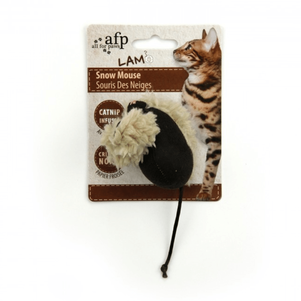 Lamb Snow Mouse Souris Marrón oscuro con beige de AFP