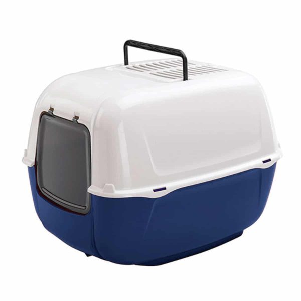 Baño Ferplast Azul para gatos pequeños