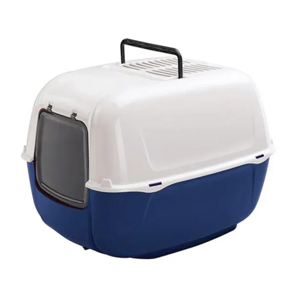 Baño Ferplast Azul para gatos pequeños