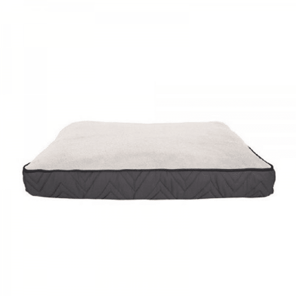 cama dreamwell gris/blanco rectangular