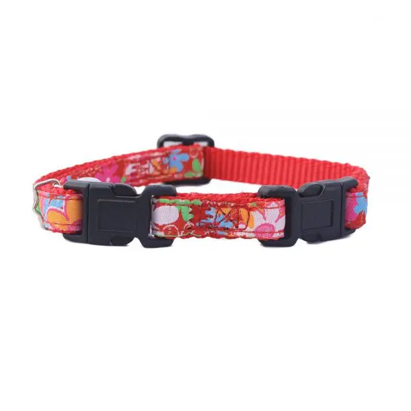 Collar Doble Seguridad Floreado