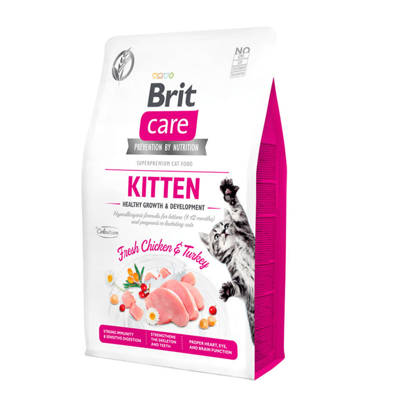 Brit Care Kitten Healthy Growth Chicken&Turkey 400 gr