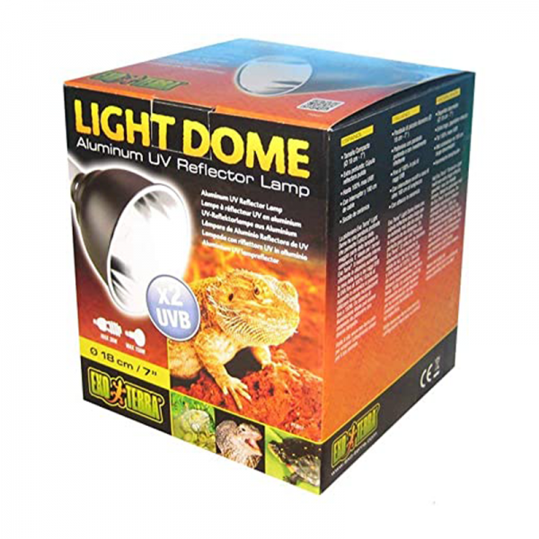 Light Dome Lámpara de aluminio reflectora de UV 18cm - Exo terra