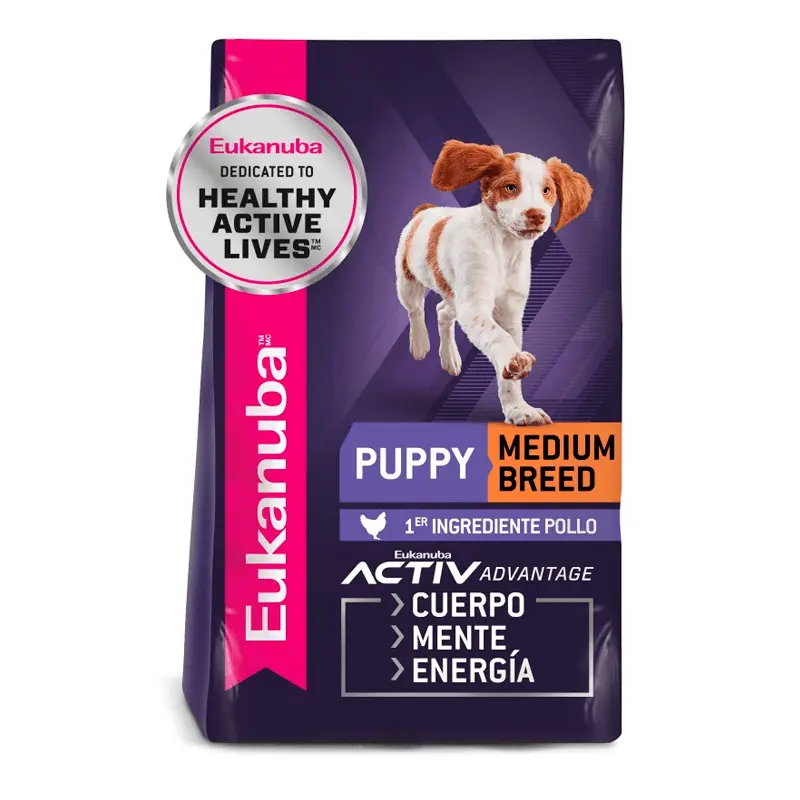 puppy medium breed eukanuba puppy medium 2,3 kg