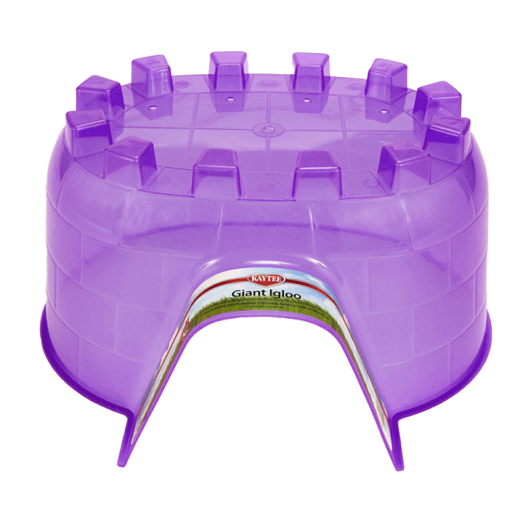 Kaytee Igloo morado para Mascotas - Giant