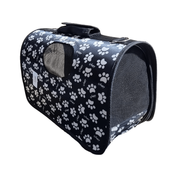 Transportador Tela talla M negro con patitas