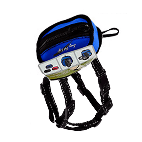 Arnes con bolsito portable l - Azul