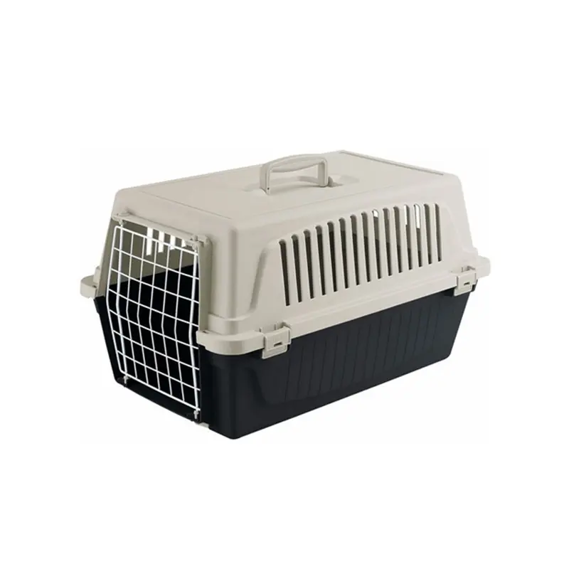 BEIGE Y NEGRO Transportador Ferplast Beige y