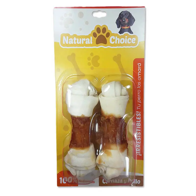 Hueso-Cartilago-Envuelto-En-Pollo-2-Unidades Hueso Cartilago de Carnaza