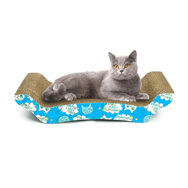 Rascador estilo cama para gato.