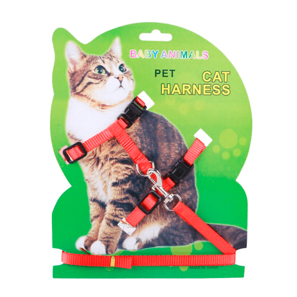 Arnés para gatos Baby Animals Rojo