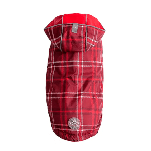 impermeable reversible rojo