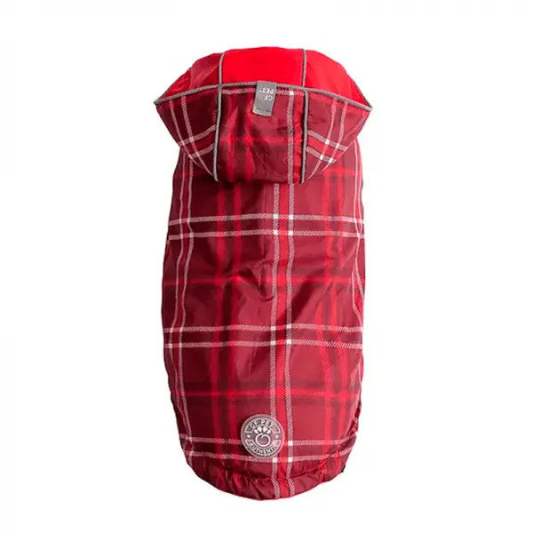 impermeable reversible rojo
