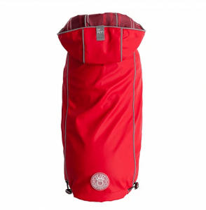 impermeable reversible rojo