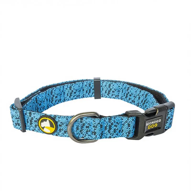 Wonder Dog Collar Leonar Azul Oscuro- XS