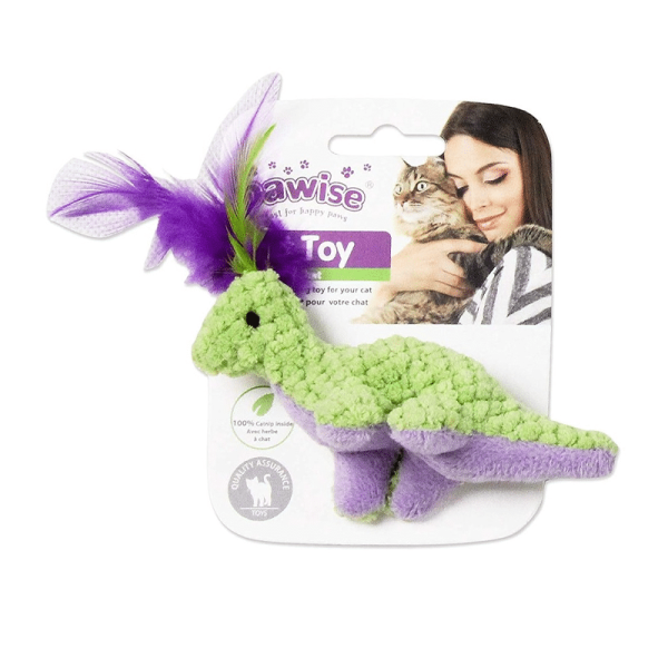 Pawise Meow – Meow Life Dinosaurio Verde con Morado