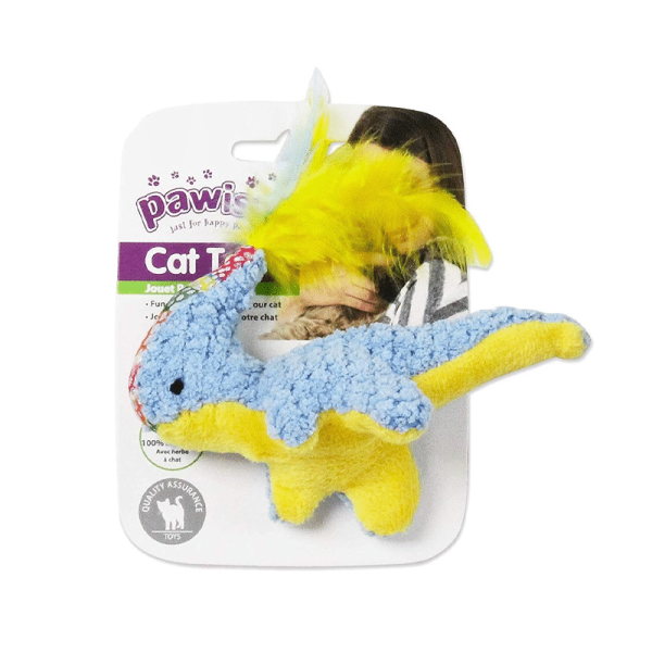 Pawise Meow - Meow Life Dinosaurio Azul con Amarillo