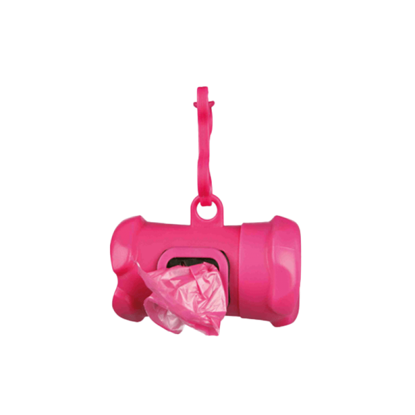 Dispensador De Bolsas Y Repuesto Fucsia - Trixie