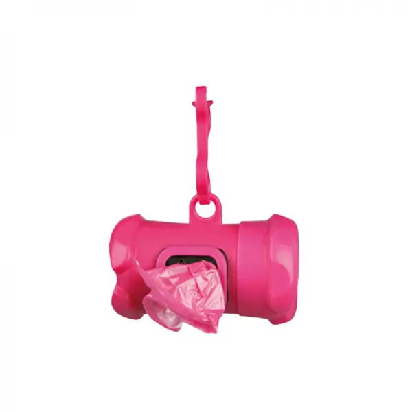 Dispensador De Bolsas Y Repuesto Fucsia - Trixie