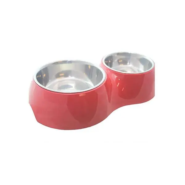 Plato Doble Large Rojo